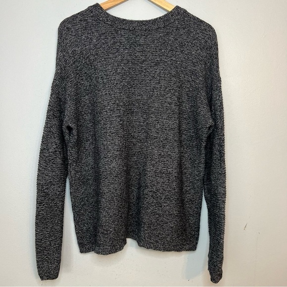 J Jill Pure Jill Women's Pullover Knit Sweater Crew Neck Cotton Nylon Gray Sz M - Picture 10 of 10